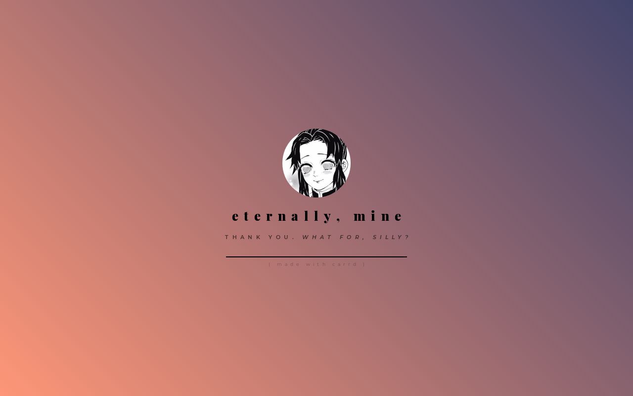 Carrd profile picture for @accepting